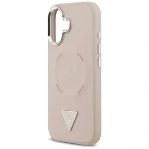 Etui Guess Triangle Logo MagSafe do Apple iPhone 17 różowy