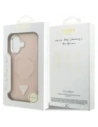 Etui Guess Triangle Logo MagSafe do Apple iPhone 17 różowy