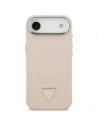 Etui Guess Triangle Logo MagSafe do Apple iPhone Air różowy