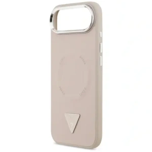 Etui Guess Triangle Logo MagSafe do Apple iPhone Air różowy