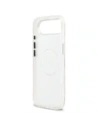 Etui Karl Lagerfeld IML Glitter Karl & Choupette Heads Logo MagSafe do Apple iPhone Air szary