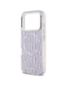 Etui Karl Lagerfeld IML KL Monogram MagSafe do Apple iPhone 17 Pro fioletowy