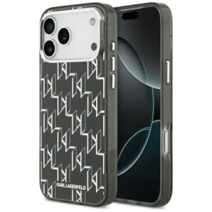 Etui Karl Lagerfeld IML KL Monogram MagSafe do Apple iPhone 17 Pro Max czarny