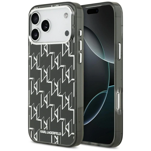 Etui Karl Lagerfeld IML KL Monogram MagSafe do Apple iPhone 17 Pro Max czarny