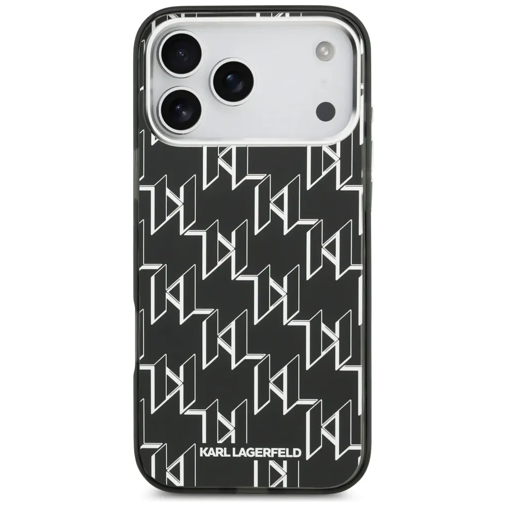 Etui Karl Lagerfeld IML KL Monogram MagSafe do Apple iPhone 17 Pro Max czarny