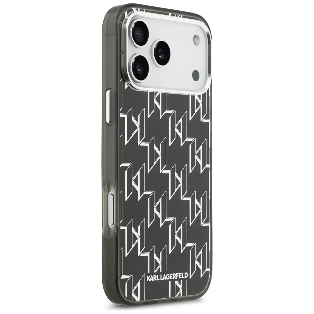 Etui Karl Lagerfeld IML KL Monogram MagSafe do Apple iPhone 17 Pro Max czarny