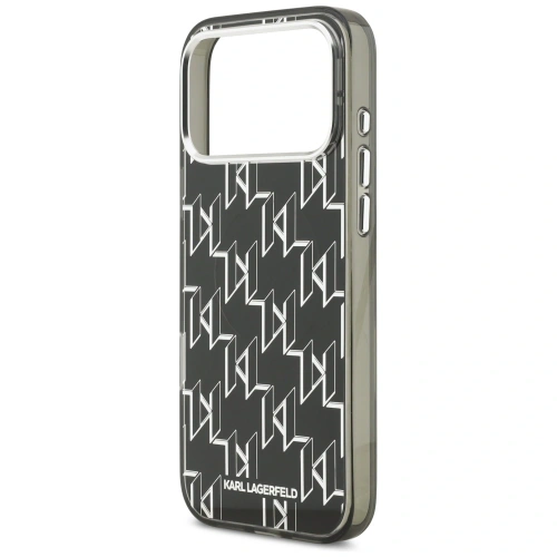 Etui Karl Lagerfeld IML KL Monogram MagSafe do Apple iPhone 17 Pro Max czarny