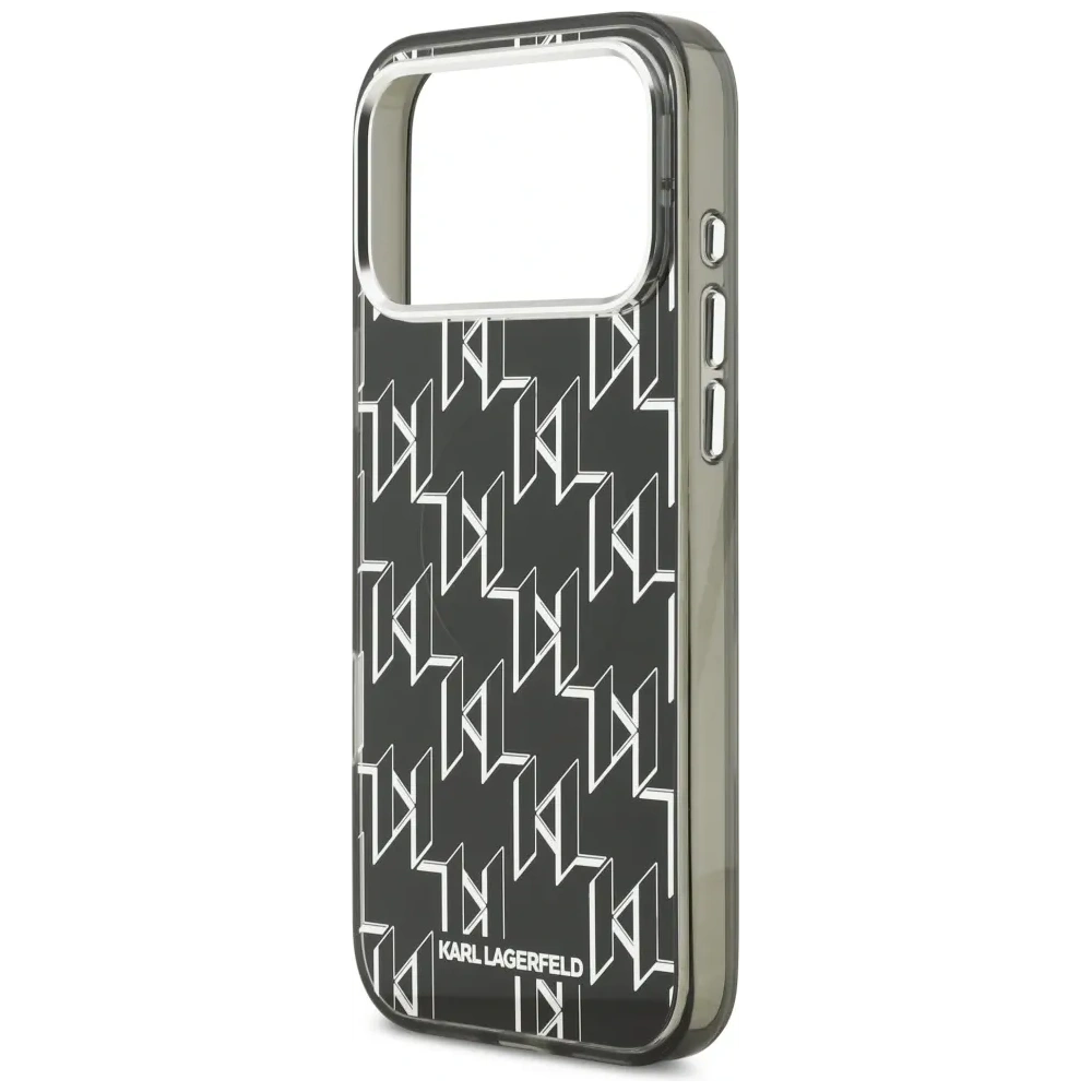 Etui Karl Lagerfeld IML KL Monogram MagSafe do Apple iPhone 17 Pro Max czarny