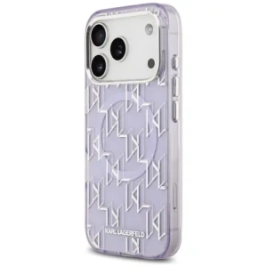 Etui Karl Lagerfeld IML KL Monogram MagSafe do Apple iPhone 17 Pro Max fioletowy