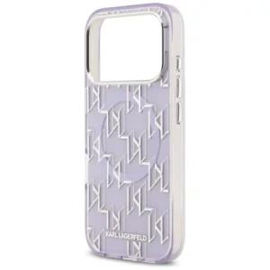 Etui Karl Lagerfeld IML KL Monogram MagSafe do Apple iPhone 17 Pro Max fioletowy