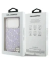 Etui Karl Lagerfeld IML KL Monogram MagSafe do Apple iPhone 17 Pro Max fioletowy