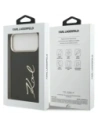 Etui Karl Lagerfeld Karl Script Logo do Apple iPhone 17 Pro Max czarny
