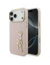 Etui Karl Lagerfeld Karl Script Logo do Apple iPhone 17 Pro Max różowy