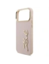 Etui Karl Lagerfeld Karl Script Logo do Apple iPhone 17 Pro Max różowy