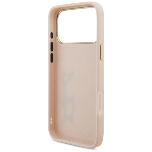 Etui Karl Lagerfeld Karl Script Logo do Apple iPhone 17 Pro Max różowy