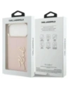 Etui Karl Lagerfeld Karl Script Logo do Apple iPhone 17 Pro Max różowy