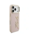 Etui Karl Lagerfeld Karl Script Logo do Apple iPhone 17 Pro różowy