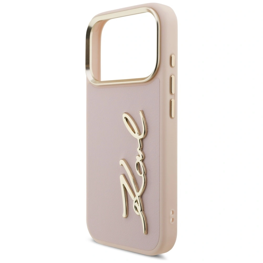 Etui Karl Lagerfeld Karl Script Logo do Apple iPhone 17 Pro różowy