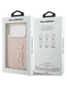 Etui Karl Lagerfeld Karl Script Logo do Apple iPhone 17 Pro różowy