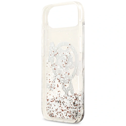 Etui Karl Lagerfeld Liquid Glitter Choupette Logo MagSafe do Apple iPhone Air przezroczysty