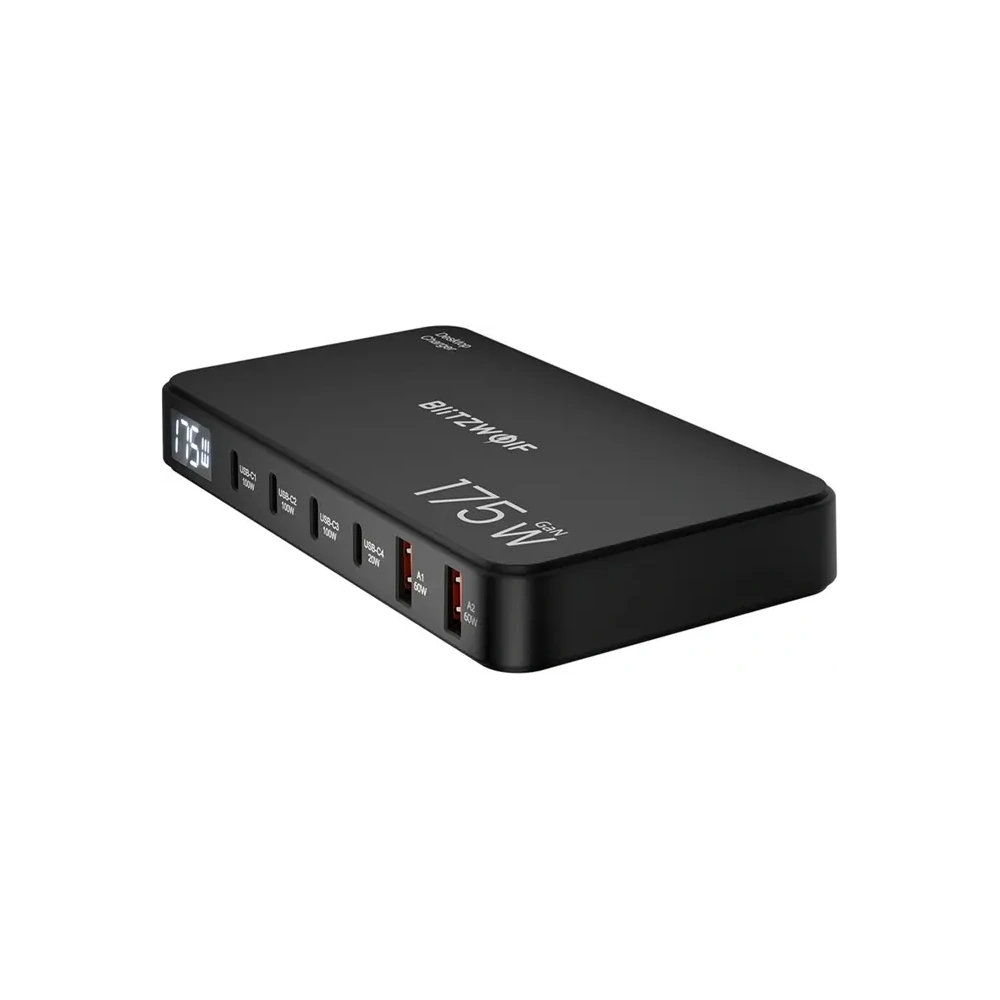 Stacja ładująca 6w1 Blitzwolf BW-S30 4xUSB-C, 2xUSB-A 175W