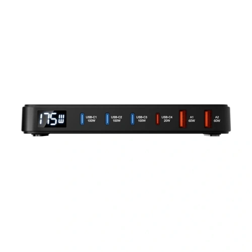 Stacja ładująca 6w1 Blitzwolf BW-S30 4xUSB-C, 2xUSB-A 175W