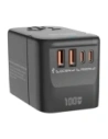 Adapter podróżny 5w1 Blitzwolf BW-TA2 2xUSB-A QC, 2xUSB-C PD, USB-C GaN 100W