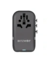 Adapter podróżny 5w1 Blitzwolf BW-TA2 2xUSB-A QC, 2xUSB-C PD, USB-C GaN 100W