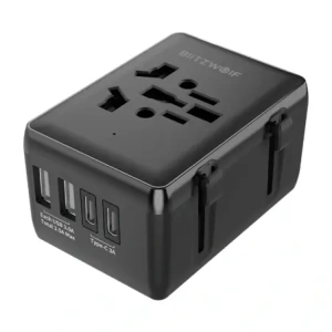 Adapter podróżny 4w1 Blitzwolf BW-TA1 2xUSB-A, USB-C, USB-C PD 20W