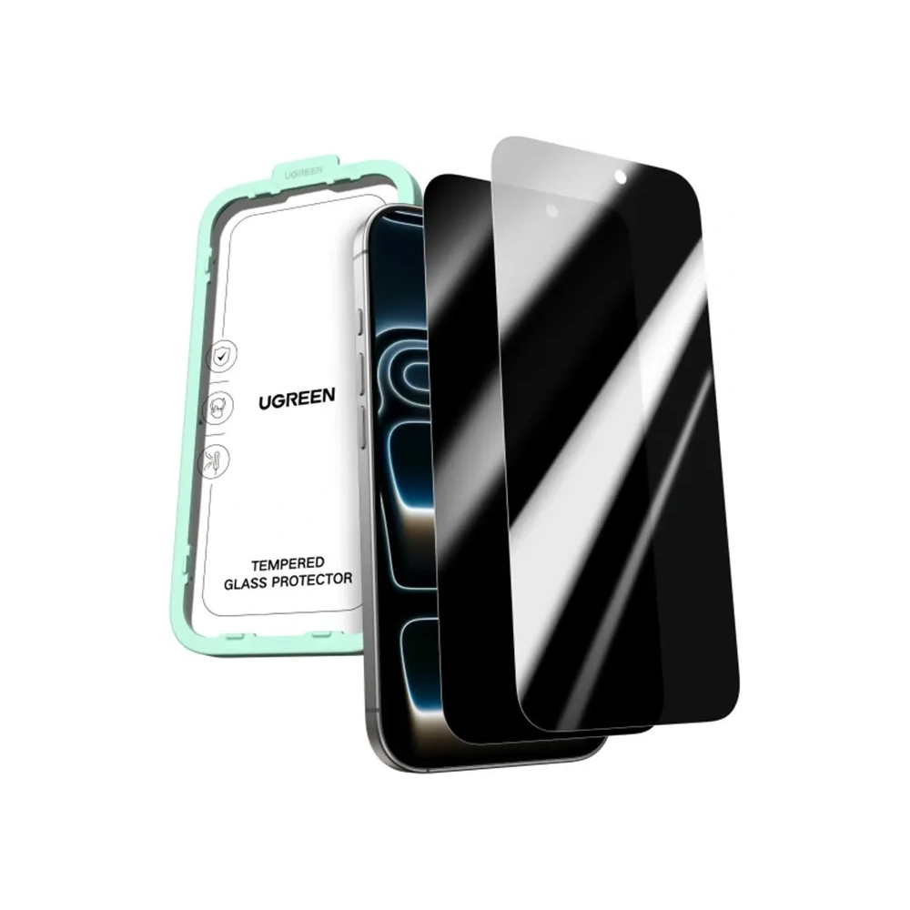 Szkło hartowane prywatyzujące Ugreen SP1156 do Apple iPhone 17 Pro Max [2 PACK]