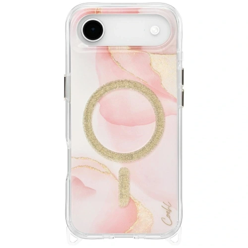 Etui UNIQ Coehl Aeris do Apple iPhone Air Magnetic Charging różowy