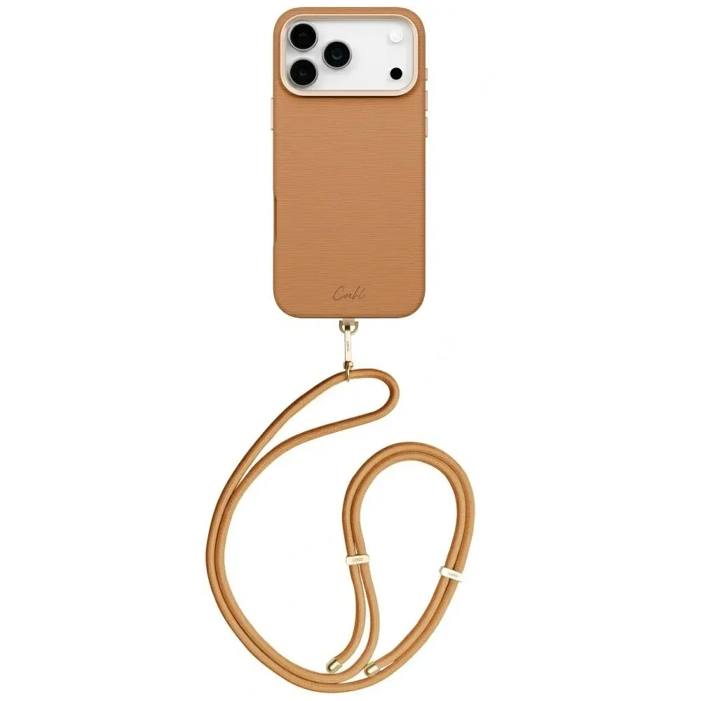 Etui UNIQ Coehl Mirelle do Apple iPhone 17 Pro Max Magnetic Charging brązowy