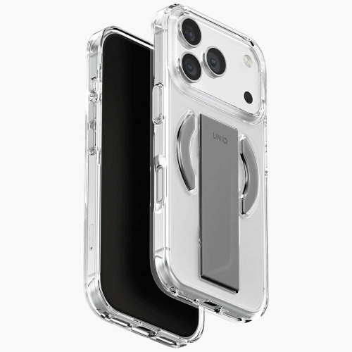 Etui UNIQ Heldro Air do Apple iPhone 17 Pro MagClick Charging przezroczysty