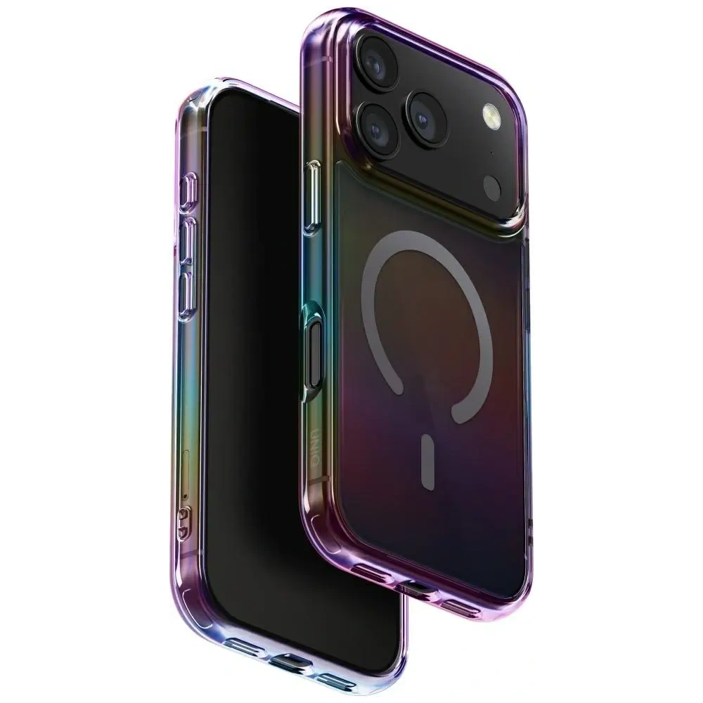 Etui UNIQ Iridescia do Apple iPhone 17 Pro MagClick Charging midnight quartz
