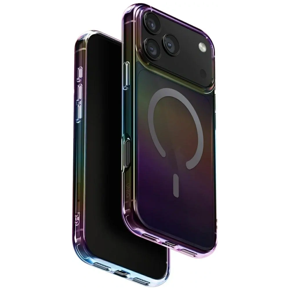 Etui UNIQ Iridescia do Apple iPhone 17 Pro Max MagClick Charging midnight quartz