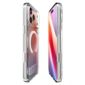 Etui Spigen Ultra Hybrid S Mag MagSafe do Apple iPhone 17 Pro Clear/white