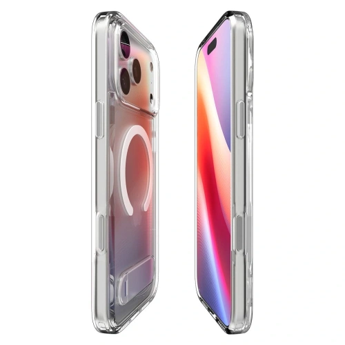 Etui Spigen Ultra Hybrid S Mag MagSafe do Apple iPhone 17 Pro Clear/white