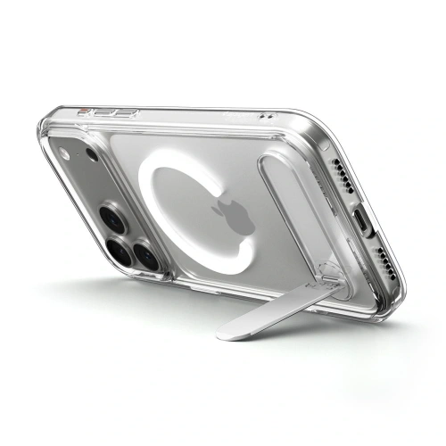 Etui Spigen Ultra Hybrid S Mag MagSafe do Apple iPhone 17 Pro Clear/white