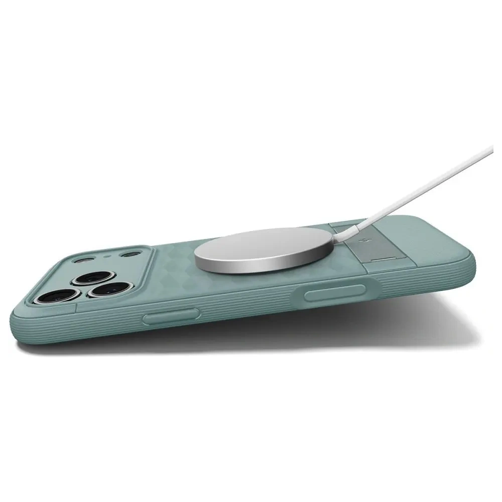 Etui Spigen Parallax S Mag MagSafe do Apple iPhone 17 Pro Max Sage Green