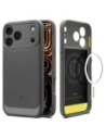 Etui Spigen Rugged Armor Mag MagSafe do Apple iPhone 17 Pro Grey