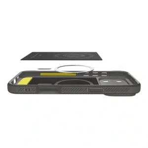 Etui Spigen Rugged Armor Mag MagSafe do Apple iPhone 17 Pro Grey