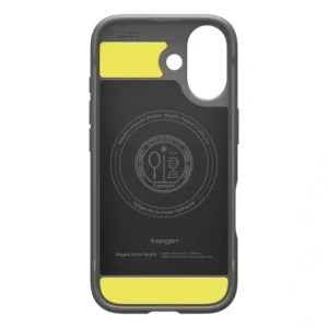 Etui Spigen Rugged Armor Mag MagSafe do Apple iPhone 17 Grey