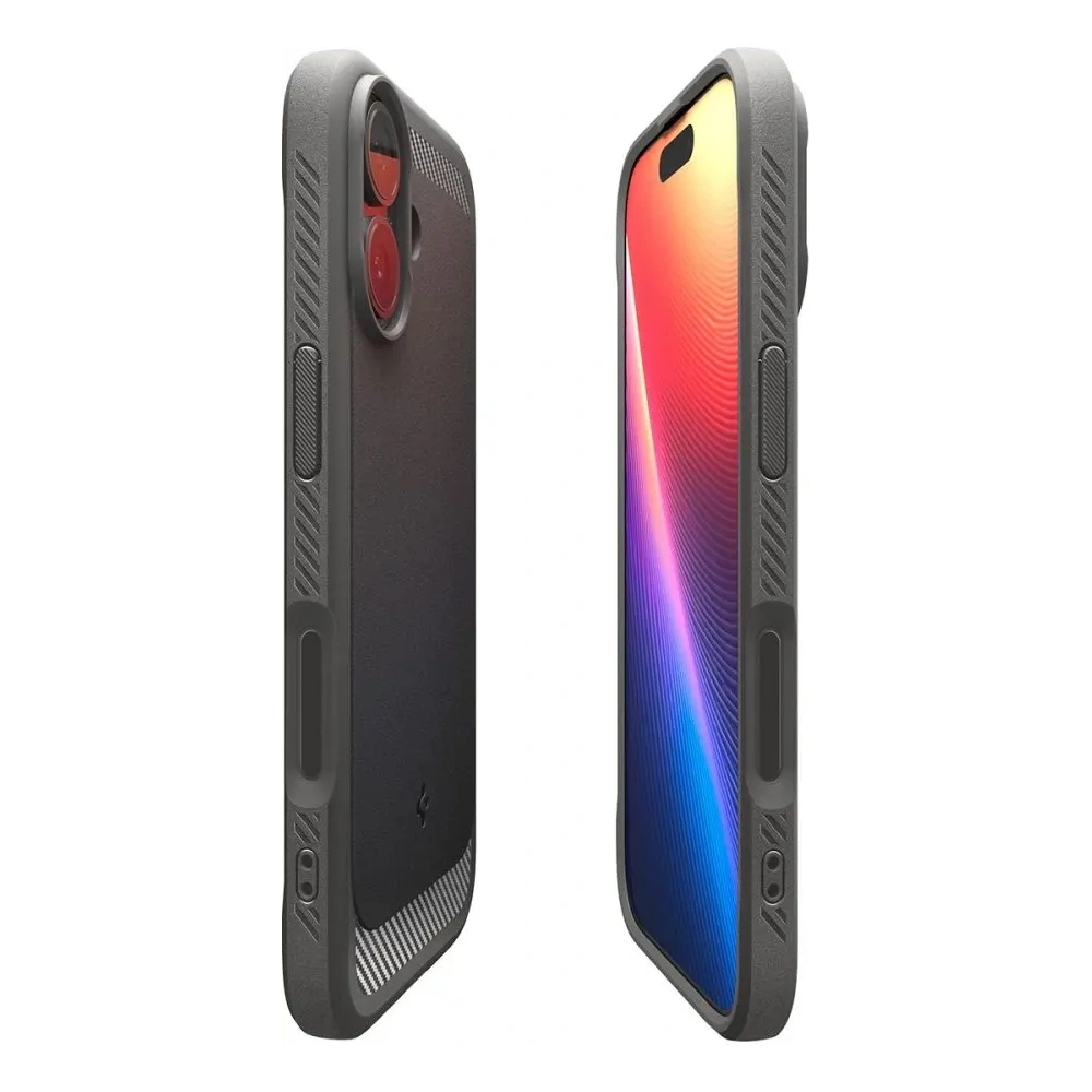 Etui Spigen Rugged Armor Mag MagSafe do Apple iPhone 17 Grey