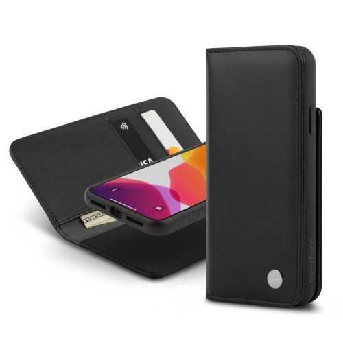Kup Moshi Apple Tasche Overture 2-in-1 iPhone 11 Pro Max mit Kartenfächern + Aufsteller (SnapTo-System) (Charcoal Black) - MOSH047BLK - {ean13} - Sklep Home Screen