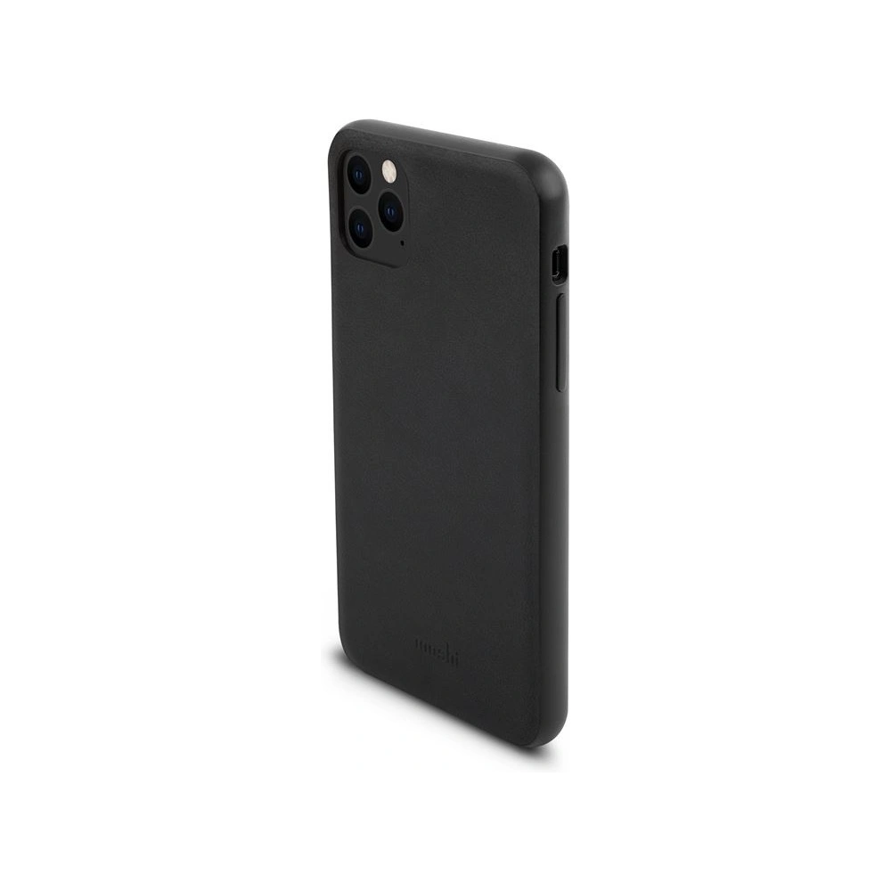 Etui Moshi Overture 2w1 Apple iPhone 11 Pro Max z kieszeniami na karty + stand up (system SnapTo) (Charcoal Black)