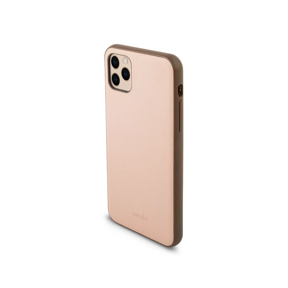Etui Moshi Overture 2w1 Apple iPhone 11 Pro Max z kieszeniami na karty + stand up (system SnapTo) (Luna Pink)