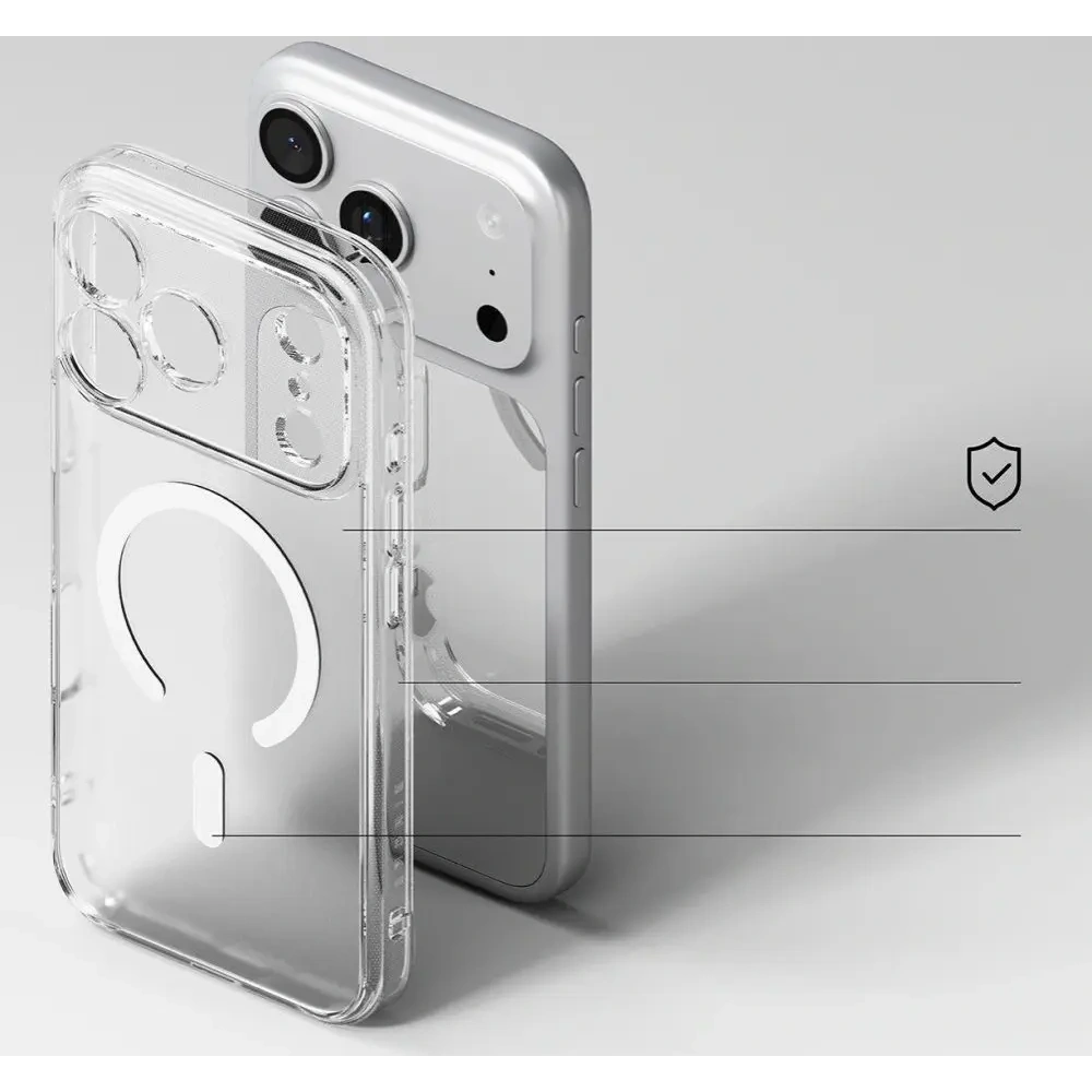 Etui Ringke Fusion Magnetic MagSafe do Apple iPhone 17 Pro Matte Clear