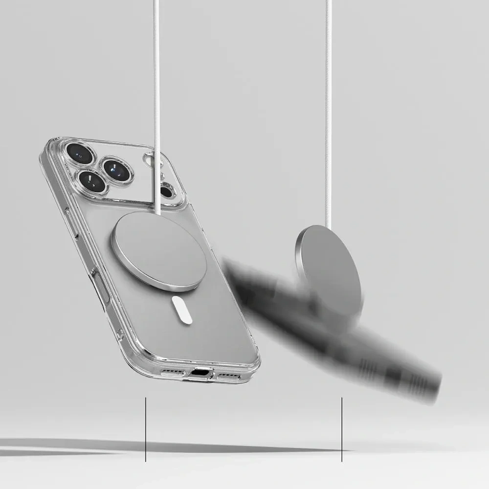 Etui Ringke Fusion Magnetic MagSafe do Apple iPhone 17 Pro Matte Clear