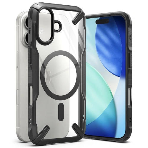 Etui Ringke Fusion-X Magnetic MagSafe do Apple iPhone 17 Black