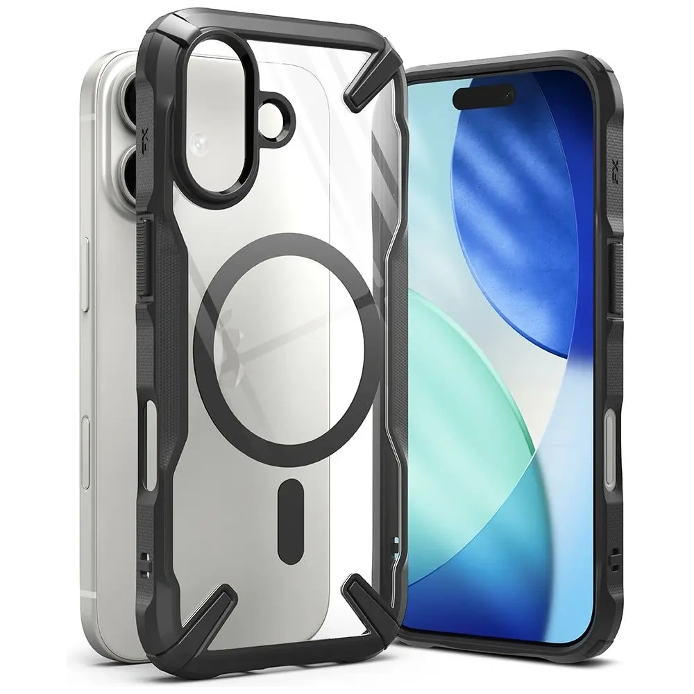 Etui Ringke Fusion-X Magnetic MagSafe do Apple iPhone 17 Black